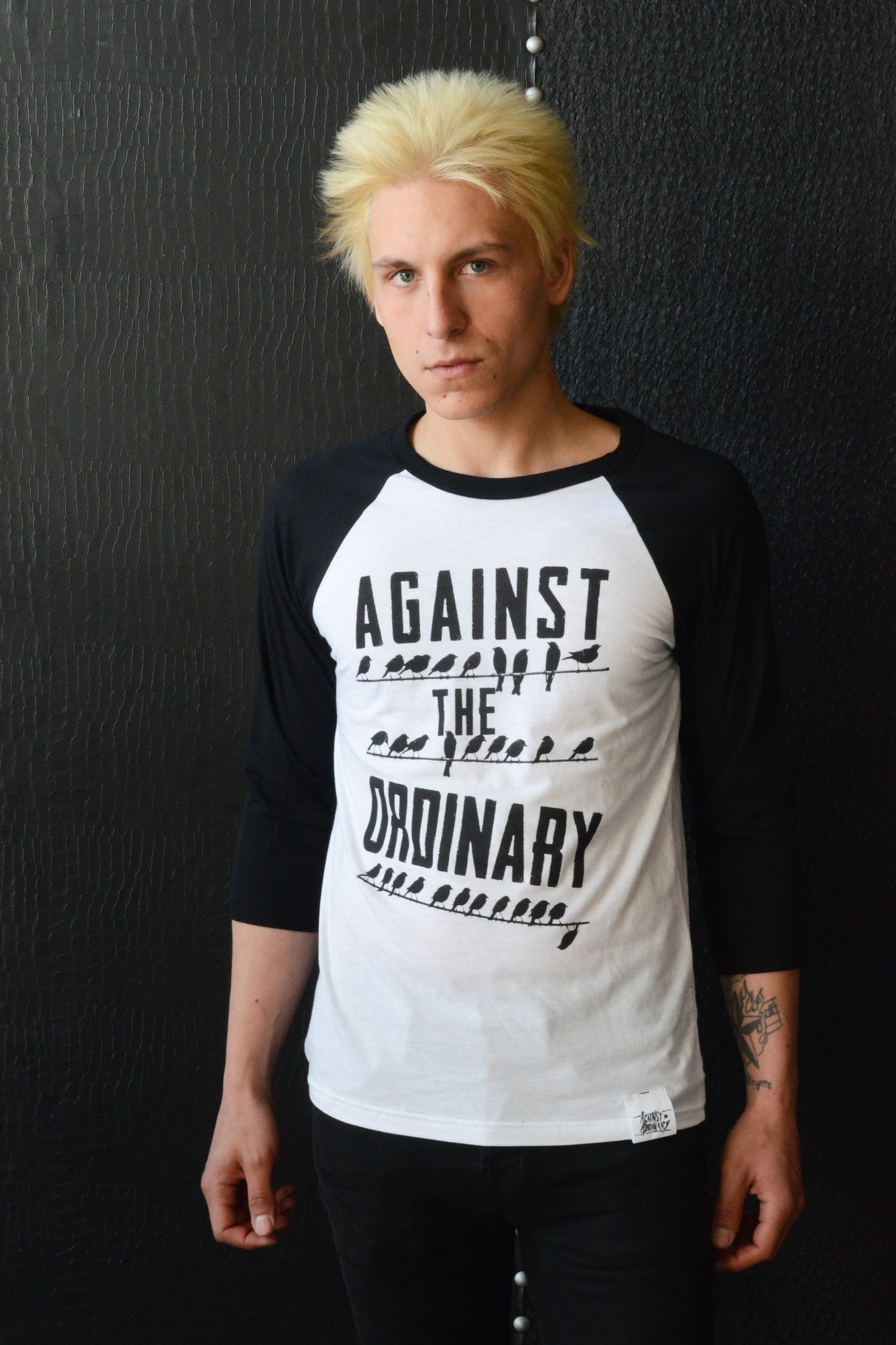 "Birds" Baseball 3/4 Sleeve Graphic Tee