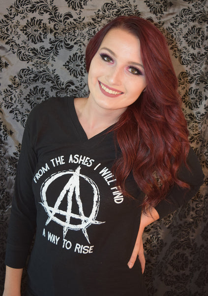 "FROM THE ASHES" Women's Hooded Tee