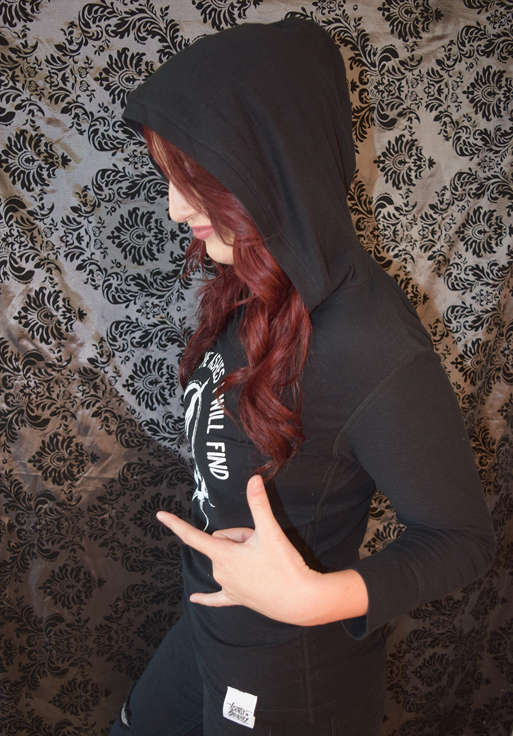 "FROM THE ASHES" Women's Hooded Tee
