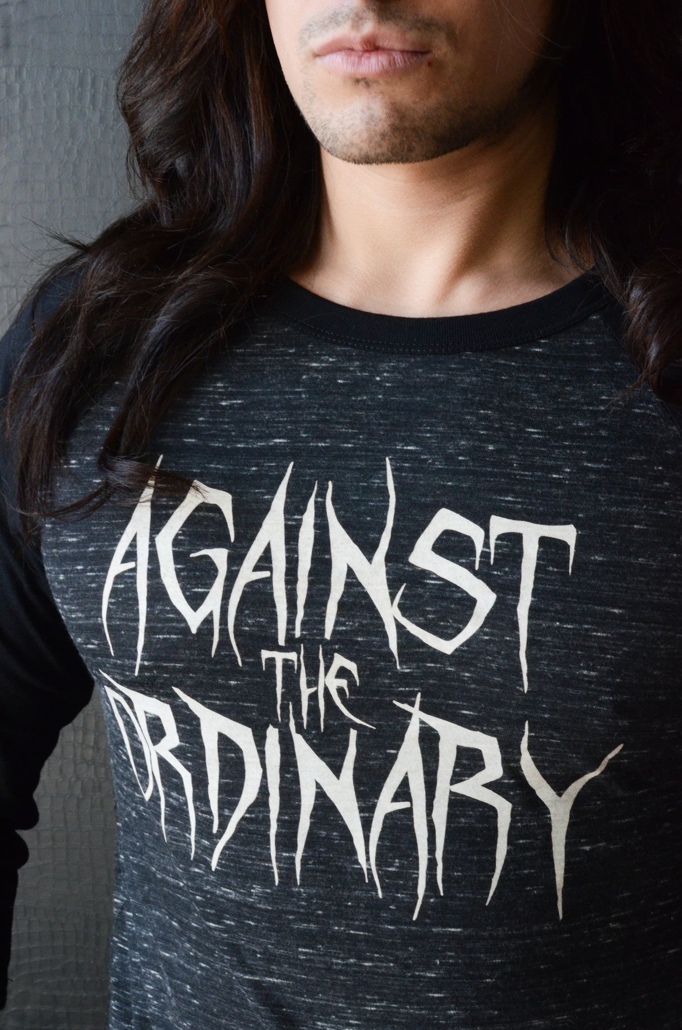 Against the Ordinary Unisex Baseball Tee with METAL Design